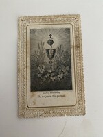 Heart of Jesus, chalice, religion, prayer picture, prayer tag, lace, lace, theology
