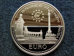 E.C.U. - Integration into the European Union Heroes' Square silver 2000 HUF 1998 bp pp (id62987)