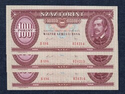 Third Republic (up to 1989) 100 HUF banknote 1992 serial number (id63450)
