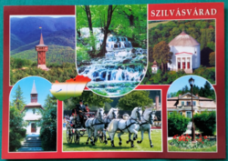 Szilvásvárad, details, postage-paid postcard