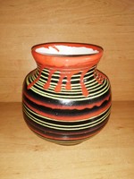 Industrial artist ceramic vase - 15 cm high (32/d)