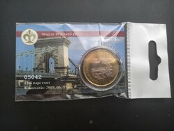 Hungary HUF 200 2009 first day mintage, card packaging