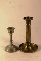Antique metal candle holders 544