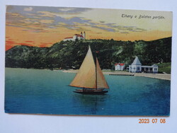 Old postcard: Tihany on the shores of Balaton (monostory photo)
