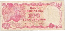 Indonézis 100 rúpia 1984 FA