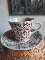 Weimar porcelain GDR German teacup set, with iridescent glaze, unglazed