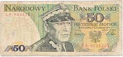 Lengyelország 50 zlotyi 1979 FA