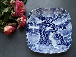 Gerold bavaria underglaze cobalt painted modern decorative plate, offering
