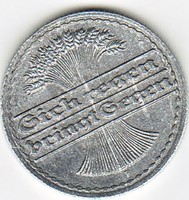 Germany, Weimar Republic 50 pfennig 1921 g