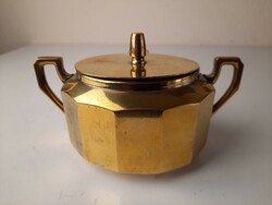 Art Deco réz cukortartó doboz