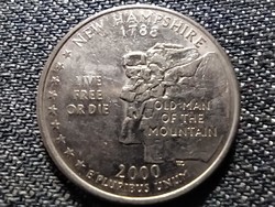 USA 50 State Quarters New Hampshire 1/4 Dollár 2000 D (id41001)