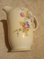 Antique porcelain milk jug, hand painted