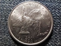 USA 50 State Quarters New York 1/4 Dollár 2001 P (id41031)