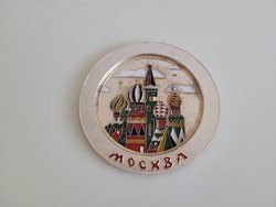 Retro Russian souvenir with Moscow Kremlin motif