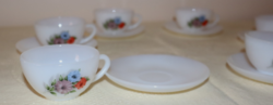 Arcopal france milk glass tea/coffee set for 6 people