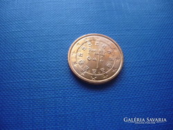 PORTUGÁLIA 2 EURO CENT 2002 UNC! RITKA!