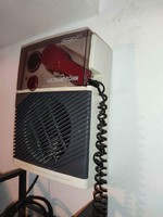 Rare, retro, practical, bathroom wall heater, fan, hair dryer all in one