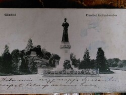 Képeslap: Gödöllő - Erzsébet királyné szobra