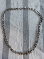 Beautiful solid necklace made of old sterling silver for sale!
