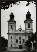 Larger size, photo art work by István Szendrő. Celldömölk, Vas county, Nagyboldogasszony temple