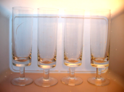 Huge crystal goblets, decorative glasses, candle holders 4 in one