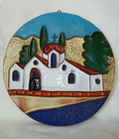 Italian ceramic wall art, tile