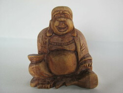 Wooden buddha statue wood carving