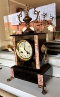 French table clock with a marble case special price!