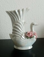 Porcelán hattyú váza eladó