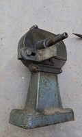 Old lathe, machine tool part, metal industry machine