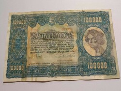 100000 korona 1923