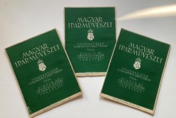 Three issues of Hungarian industrial art from 1944, including the works of Ödön Moiret and István Pekáry