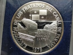 Panama Panama Canal Contract Execution.925 Silver 10 Balboa 1979 FM (ID62344)