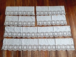 Shelf strips with rose pattern, 6 pieces in one