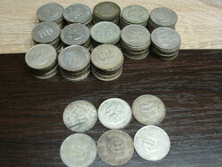 136 pieces of kossuth silver (500/1000 ag) 5 ft, 1947. For Hataz.
