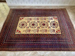 Special modern Afghan handmade Persian rug 282x200 cm