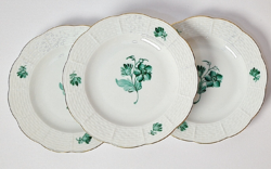 I'm selling everything today! :) Three Herend small plates / tea saucer plates