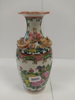 Richly decorated porcelain Chinese vase