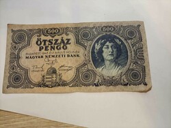 10 db 500 Pengő  (1945 ) bankjegy