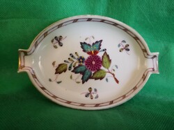 Antique Herend colorful Appony pattern ashtray, bowl, jubilee