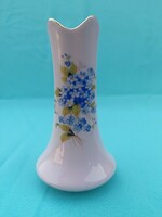 Pirkenhammer forget-me-not porcelain mini vase