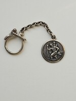 Silver St. Christopher key ring!