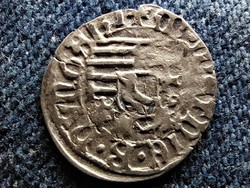 Matthias I (Hunyadi) (1458-1490) silver 1 denar hunger565 1482 (id57069)