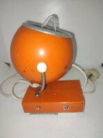 Retró elektrofém gömblámpa " szemgolyó lámpa " falikar Elektrofém