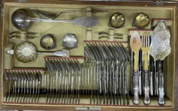 12 Personal silver, bieder cutlery set, in box
