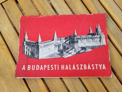 Siegfried Beutler: A budapesti Halászbástya_kartonmakett_modell_1970_NDK_RITKA!