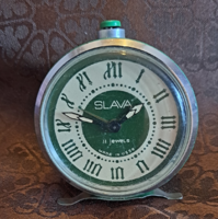 Slava retro alarm clock, chime (m3860)