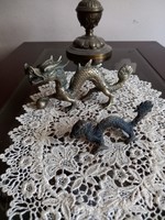 Oriental dragon sculptures in one
