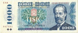 1000 korun korona 1985 Csehszlovákia