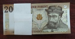 2020 As 2000 forints oun banknotes for sale